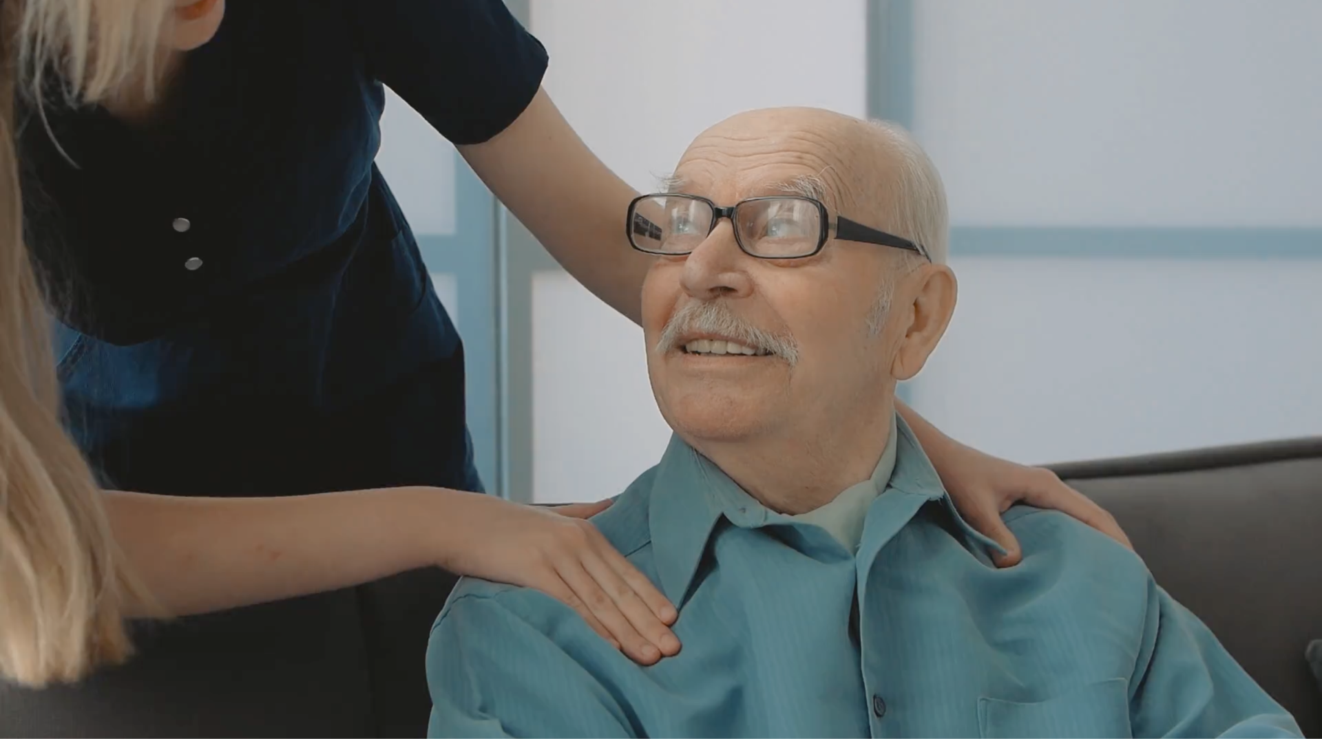 Caregiver and senior